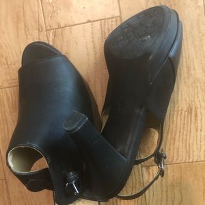 Naturalize Black Dawn Shoot Platform Open Toe